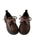 Bow loafers
