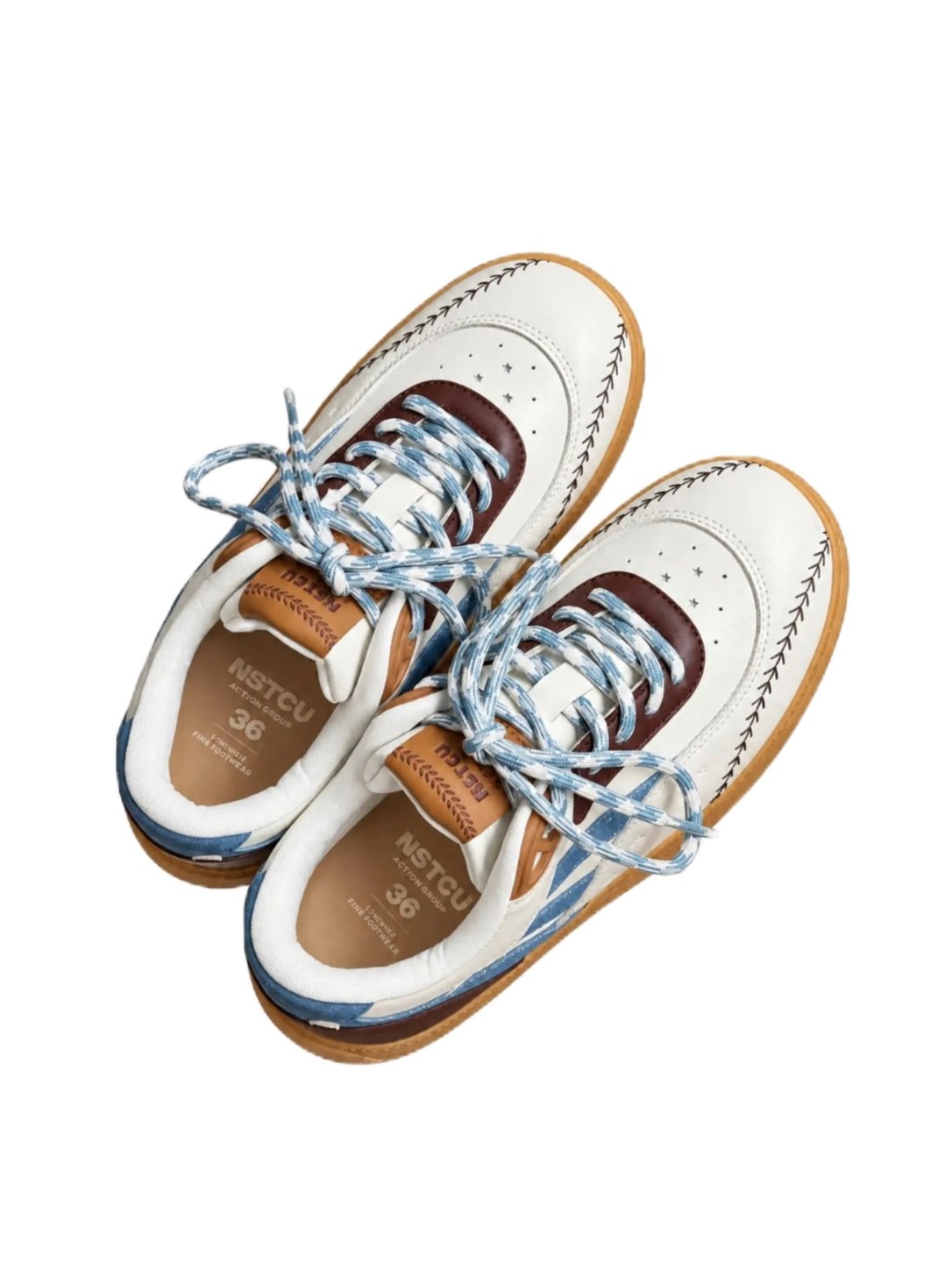 Baseball-style sneakers