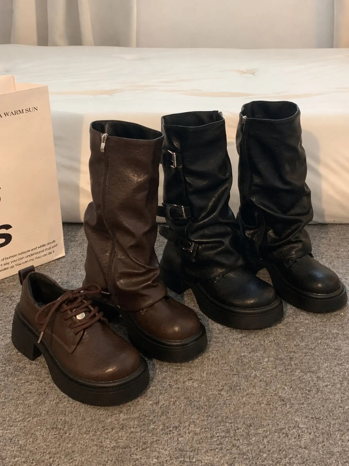 Detachable boots