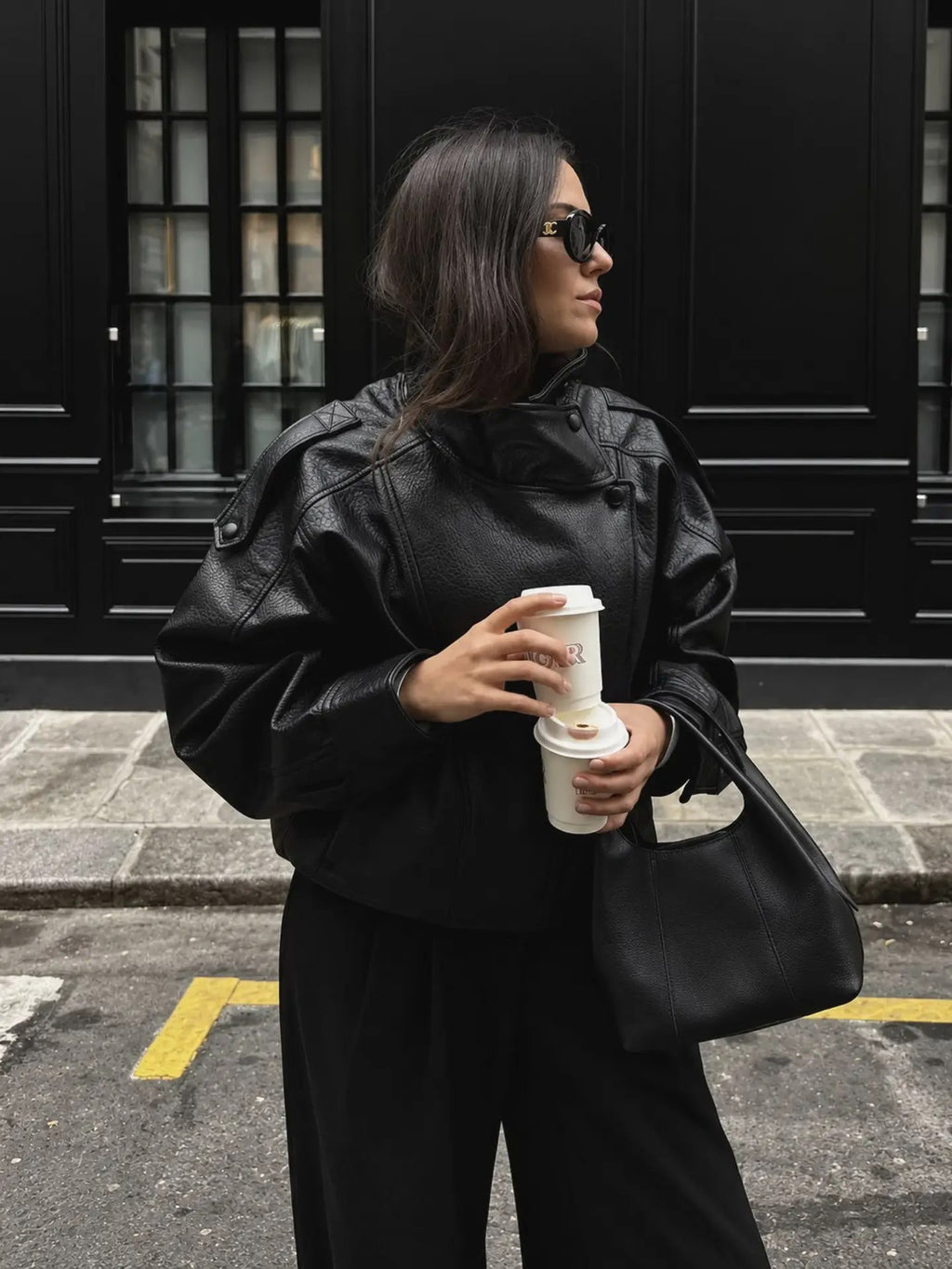 Leather jacket