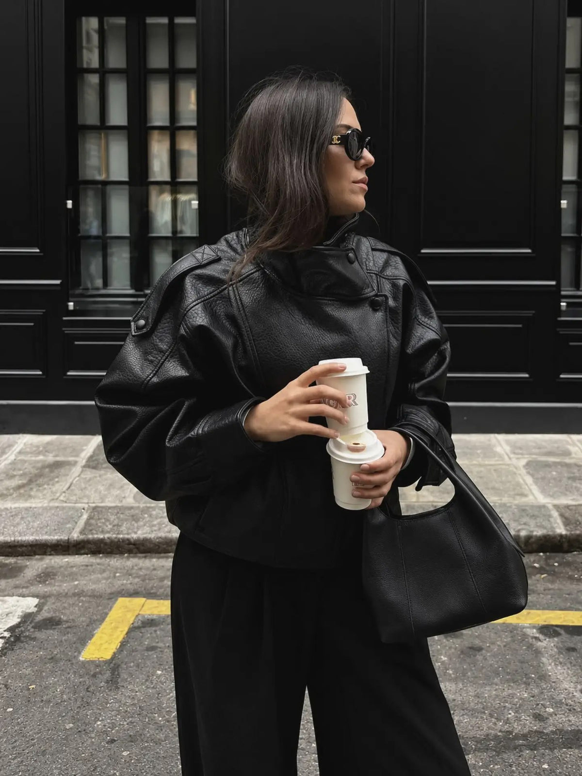 Leather jacket