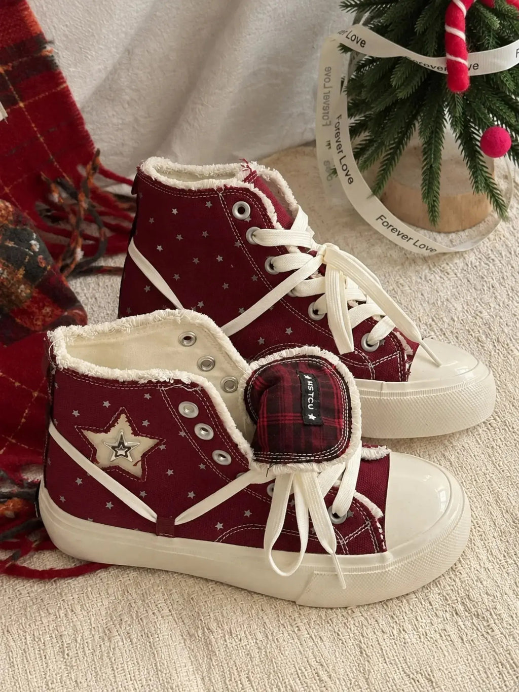 High-top sneakers