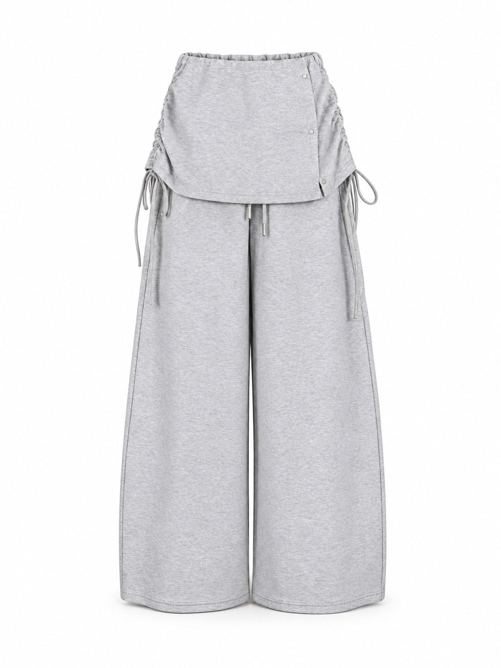 Pants with detachable skirt