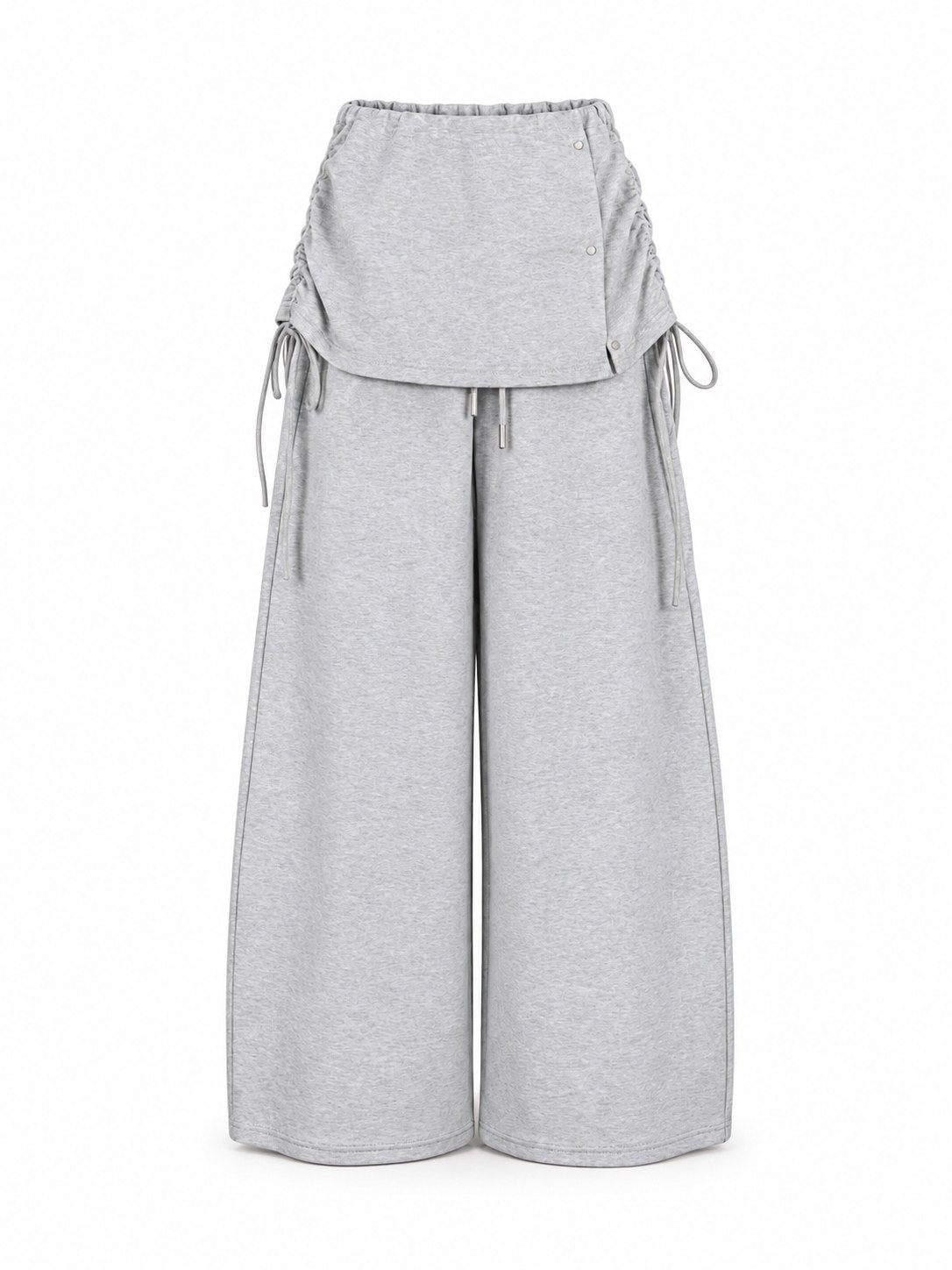 Pants with detachable skirt