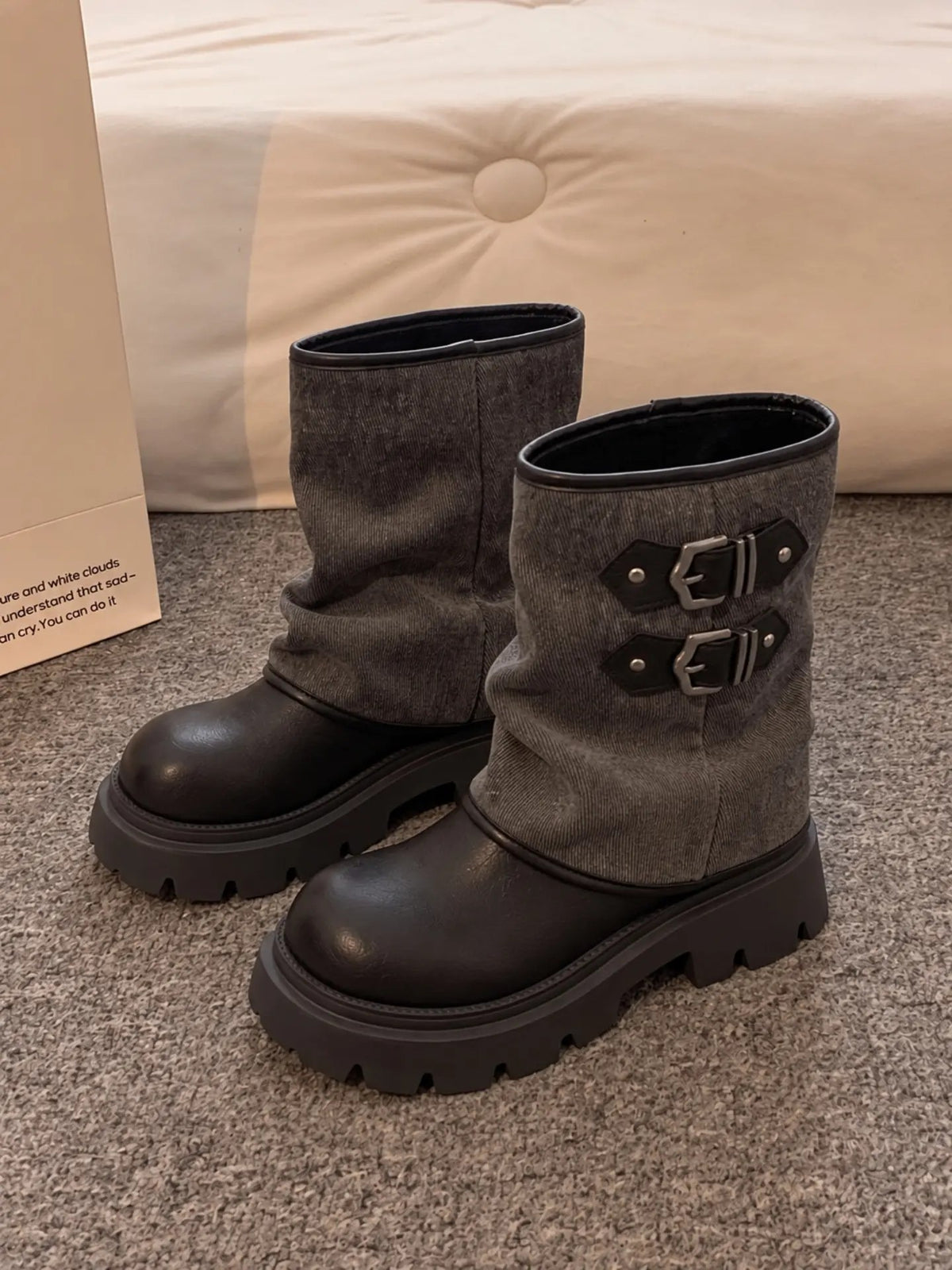 Thick-soled boots