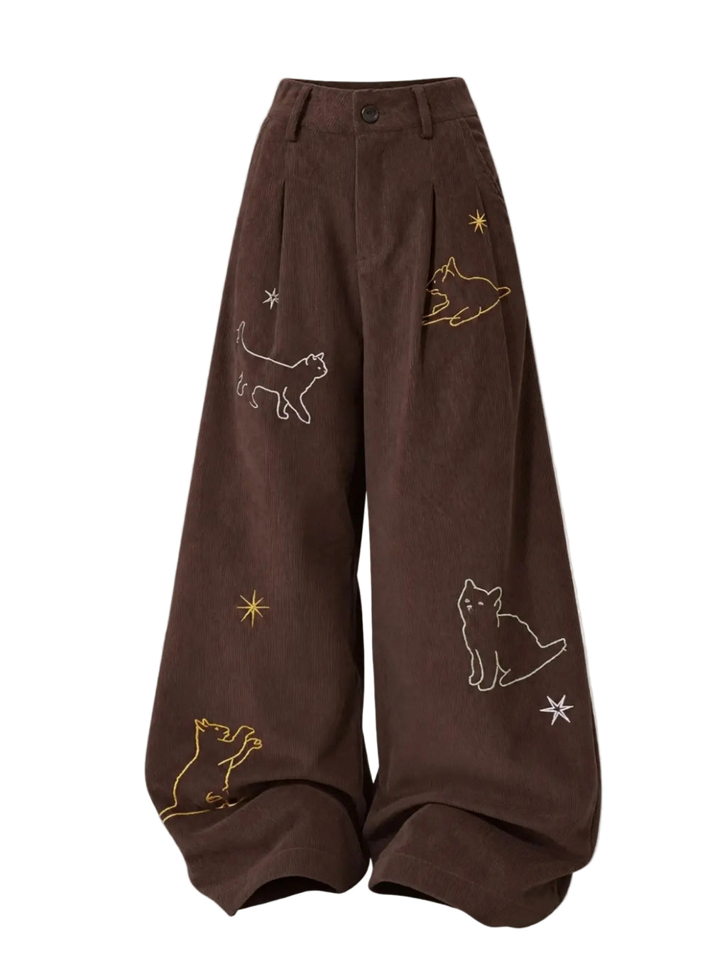Corduroy kitty trousers