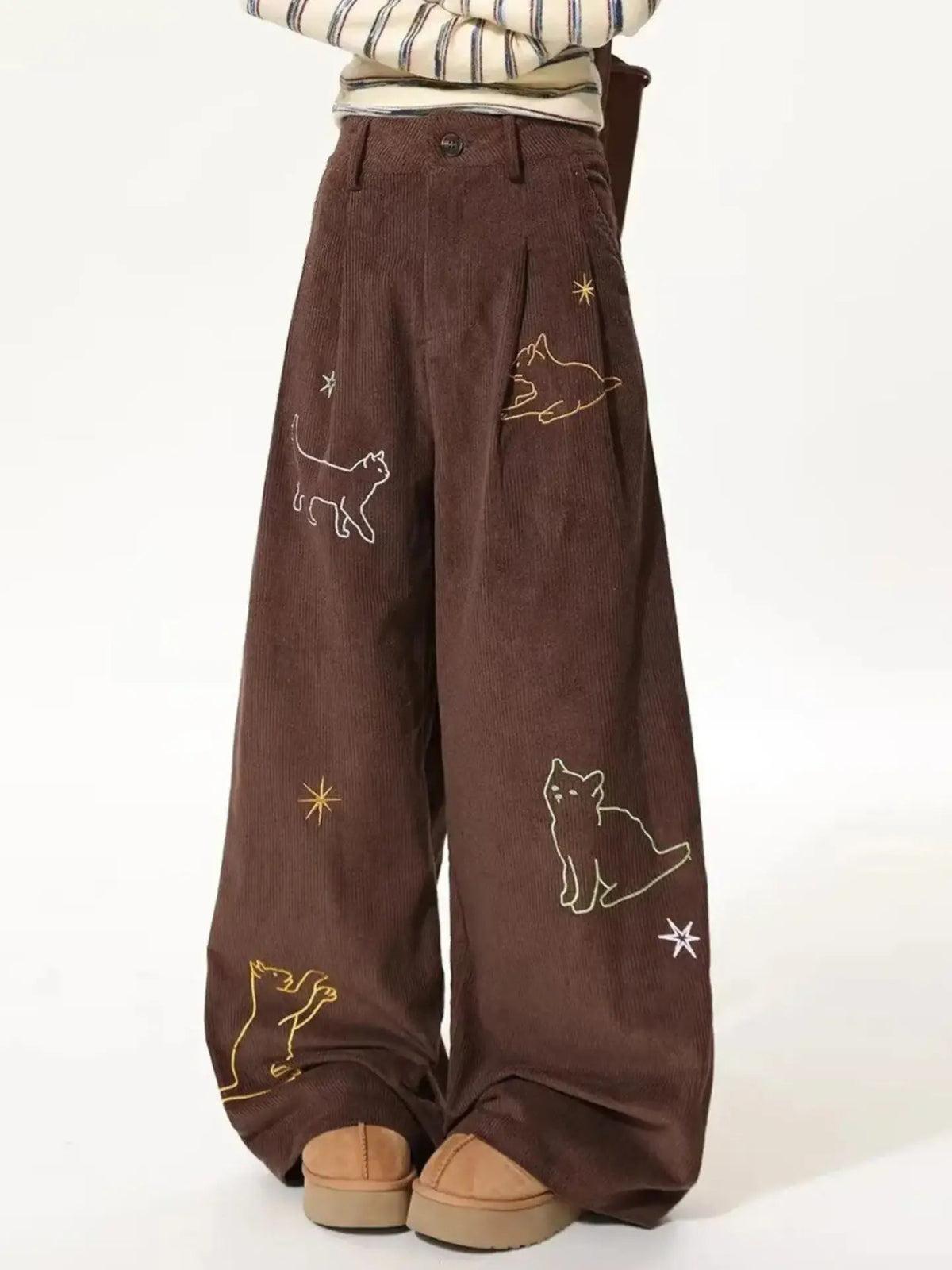 Corduroy kitty trousers