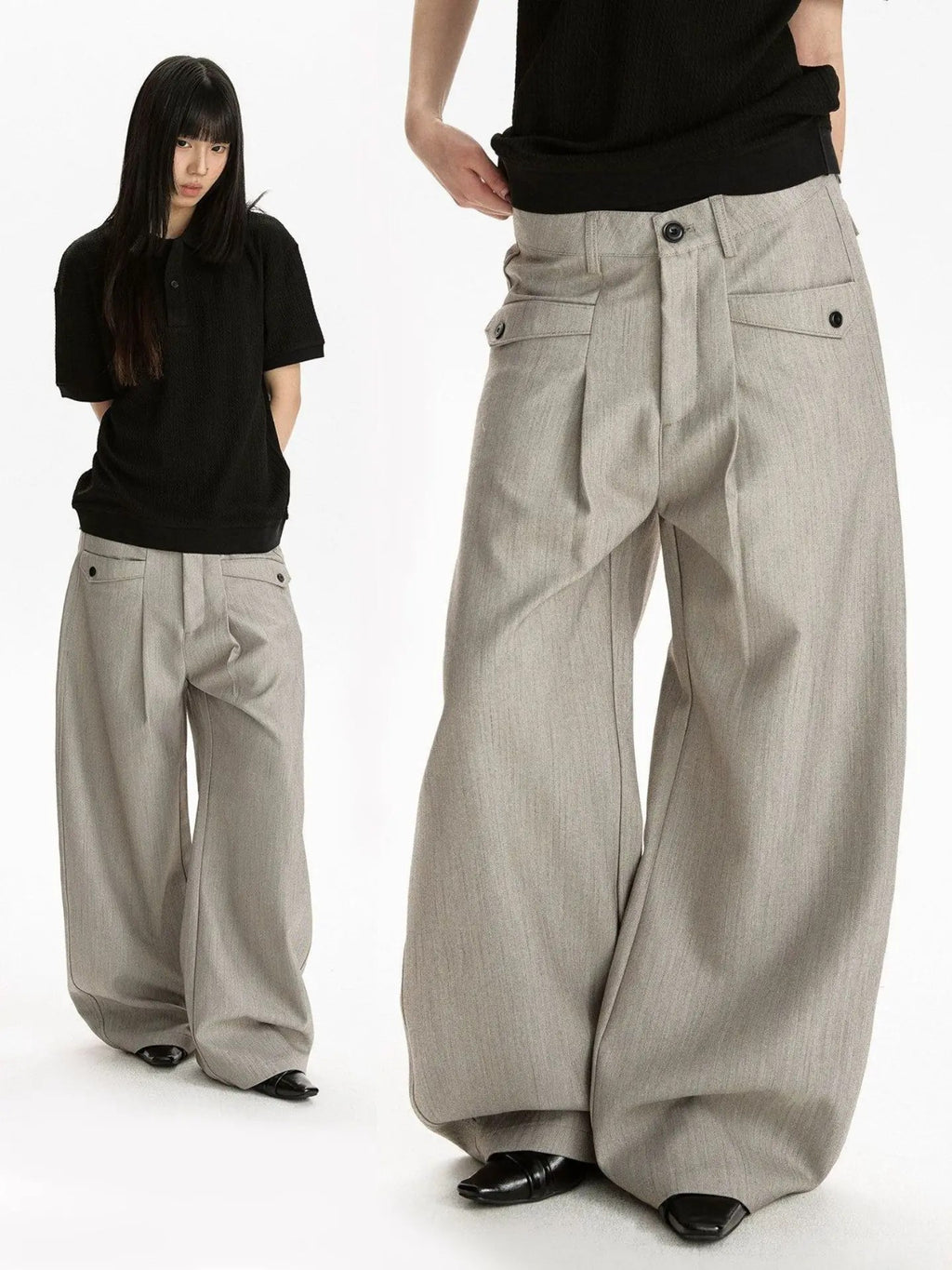 Loose-fit trousers