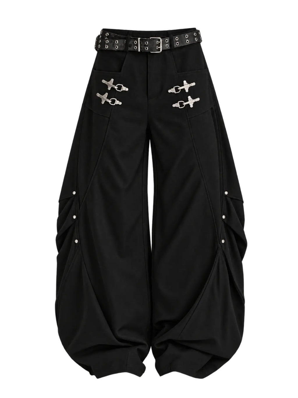 Curved blade pants