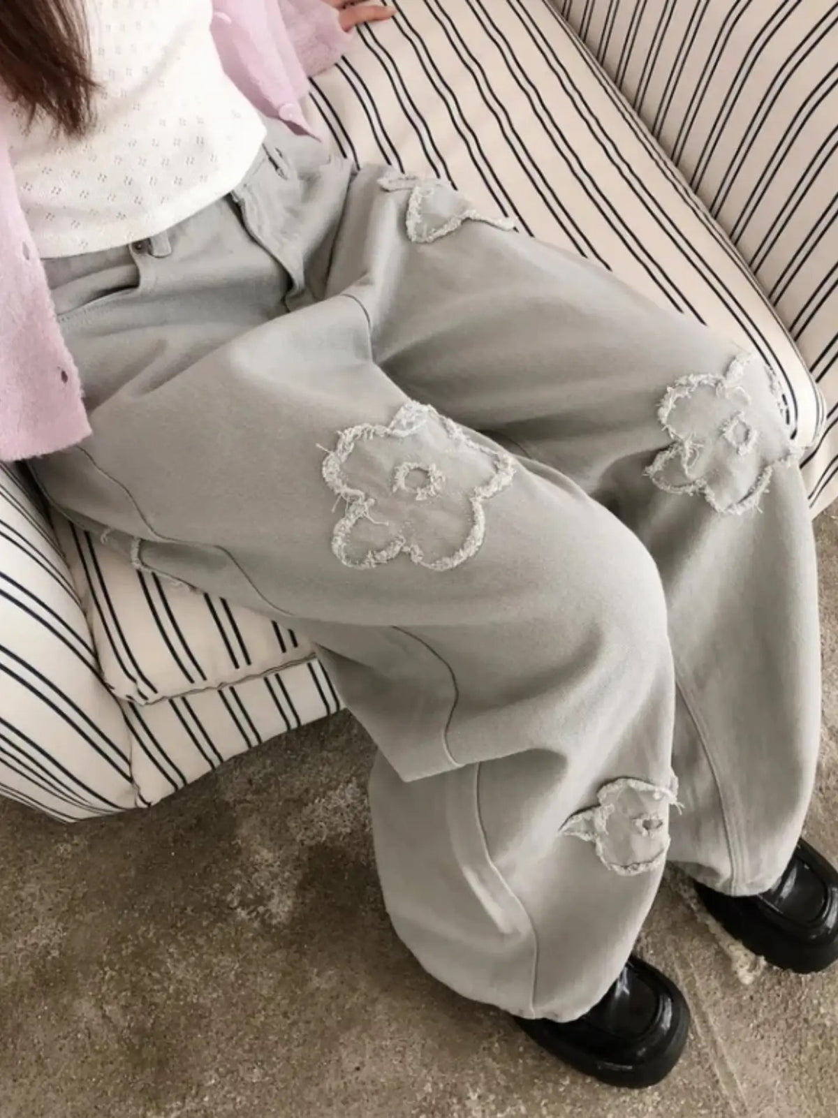 Floral vintage pants
