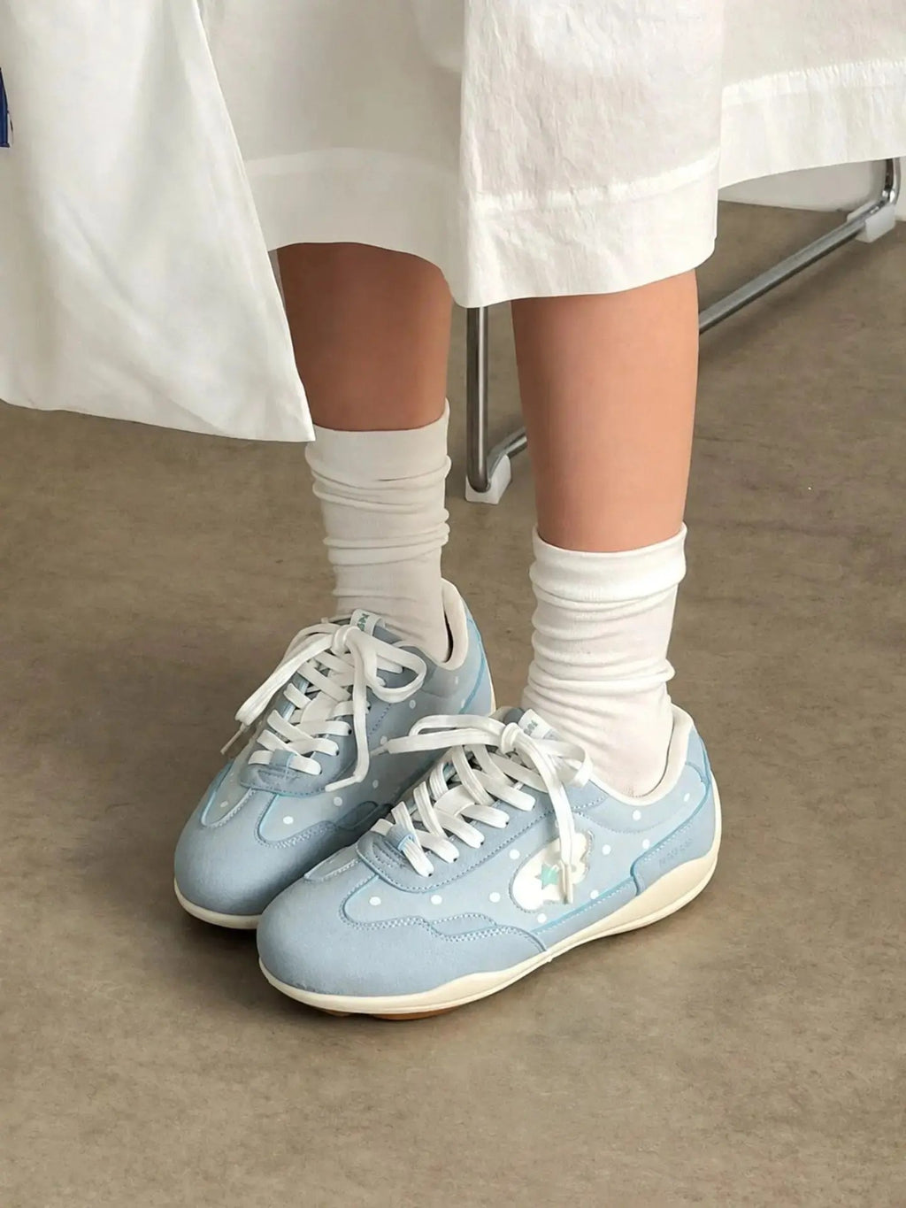 Polka dot sneakers