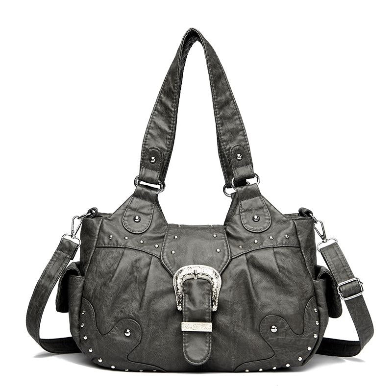 Edgy moto satchel