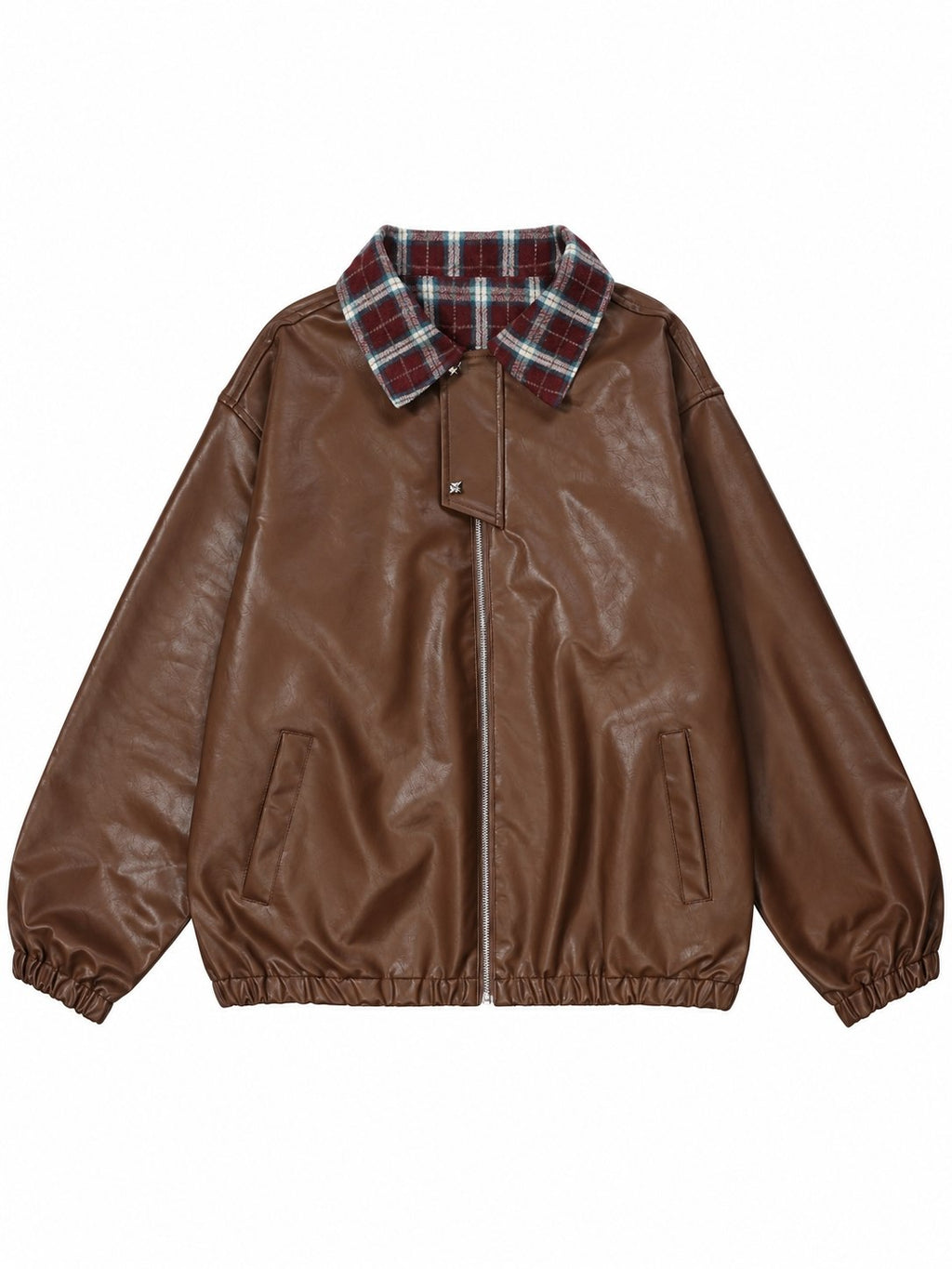 Reversible leather jacket