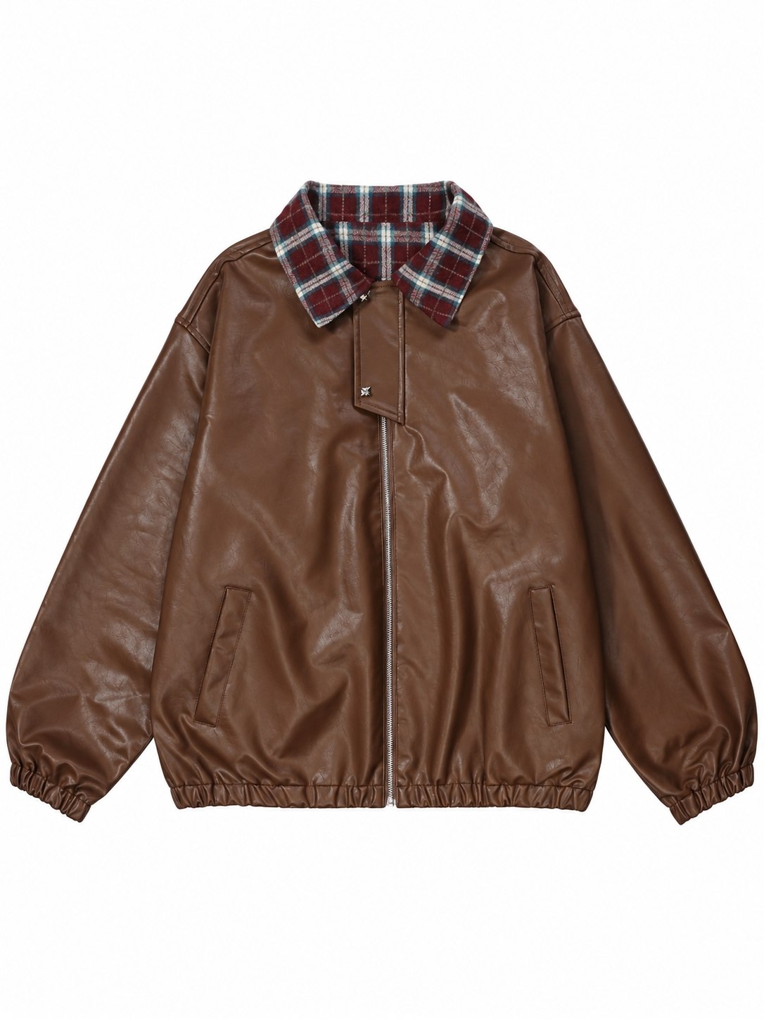 Reversible leather jacket